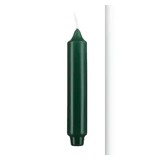 Kopschitz Kerzen Stabkerzen mit Zapfenfuß Fairway Grün 170 x Ø 30 mm, 12 Stück