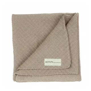 MOYO Babydecke aus 100% Bio-Baumwolle I Raschelnder Haselzweig I 75x100cm I Atmungsaktive Kuscheldecke I Weiche Baby-Bettdecke für Junge & Mädchen I Baumwolldecke Geburt