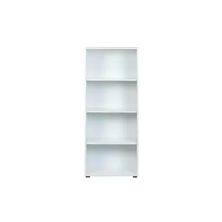 Bücherregal   Arco 3 , weiß , Maße (cm): B: 60 H: 145 T: 30