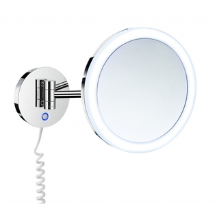 Smedbo Outline Kosmetikspiegel mit Dual LED-Beleuchtung; PMMA rund FK482E