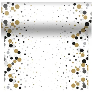 Duni Tischläufer Bubbles Black 40 X 480 Cm
