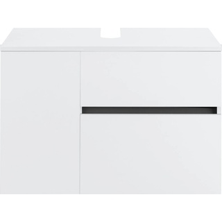 Waschbeckenunterschrank HOME AFFAIRE "Wisla" Schränke Gr. B/H/T: 80 cm x 53 cm x 45 cm, 1 St., weiß (weiß, weiß) Bad-Waschbecken-Unterschränke