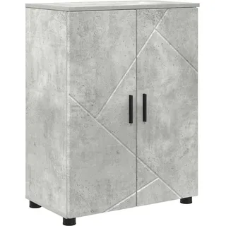 vidaXL Badezimmerspiegelschrank 60 cm grau