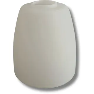 E14 Ersatzglas Weiß Opal Ø10 cm Lampenglas Höhe 10,5 cm | Lampenschirm Glas mit Öffnung 3 cm, Ersatzschirm für Tischlampe, Pendelleuchte, Wandleuchte, Deckenleuchte & Leuchte