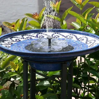 Solarbrunnen, Gartenbrunnen, Solar-wasserbrunnen, Mini-wasserpumpe, Teichbrunnenpumpe, Modernes Brunnen-set