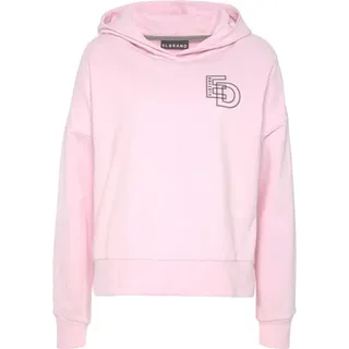 ELBSAND Kapuzensweatshirt mit Logodruck Rosa XXL