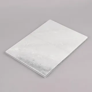 Schneidbrett aus Marmor grau weiß 21x29x1cm