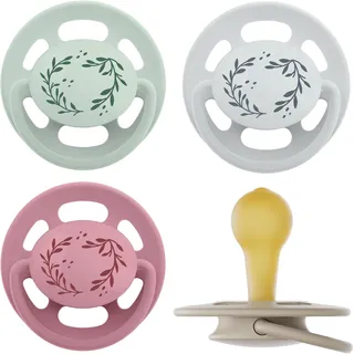 Nip Schnuller 6+ Monate 4er Pack Kirschform Latex stillfreundlich