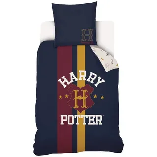 vertbaudet Bettbezug Kinder Bettwäsche-Set HARRY POTTER, HARRY POTTER blau