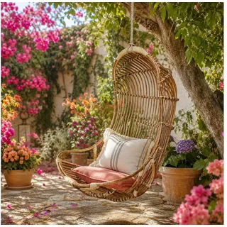 Chic Antique Hängesessel Hängeschaukel Boho Rattan