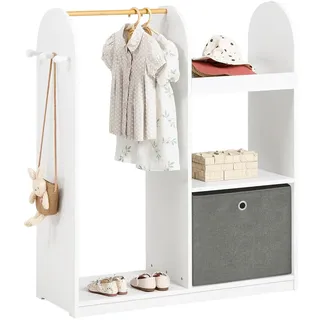 SoBuy Kindergarderobe Weiß