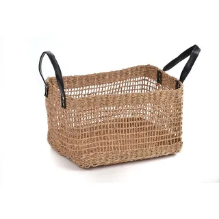 Lycce Dekokorb Aufbewahrungskorb SEEGRAS Deko-Korb Korb Tasche Korbtasche Flechtkorb
