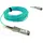BlueOptics Glasfaserkabel QSFP28 OM3 Aqua-Farbe Q28-AOC-10M-VA-BO