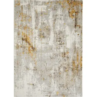LUXOR LIVING Molinos Webteppich 160 x 230 cm Grau/Gelb