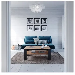 Vicco Couchtisch Anthrazit Sandeiche 100 x 42 x 60 cm