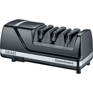 GRAEF Messerschärfer "Diamant CX 125" 15 Schleifwinkel schwarz Zubehör für Küchenmesser Messerschärfer