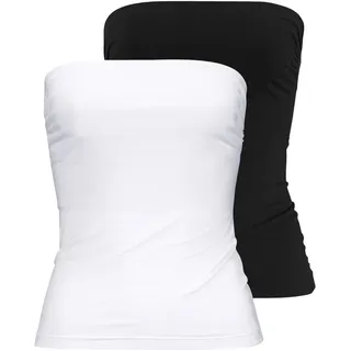 MELROSE Bandeautop Schwarz/Weiß 34