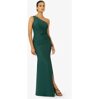 Kraimod Abendkleid mit Drapierung und One-Shoulder-Design grün 42