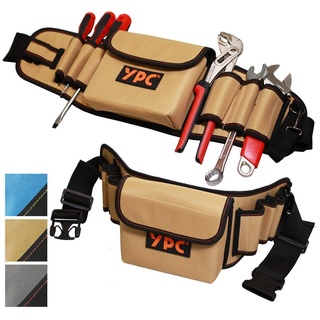 YPC Werkzeugtasche "ProBelt" Werkzeuggürtel 58x16cm, 130cm gesamt, reißfest, robust, wasserabweisend, praktisch, modern beige