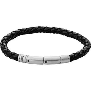 Fossil Herren Armband Edelstahl schwarz JF00510797 Größe 22,5 cm