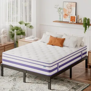 Moziel 160x200cm Matratze, 26 cm Höhe,  , Gel Memory Foam Hybrid, Taschenfederkern, Mittelfest, Tonnentaschenfederkernmatratze BT7