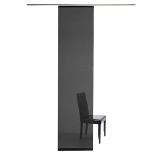 Homing "Manhattan" Gr. 1, schwarz, B:60cm H:245cm, Polyester, Gardinen, modern, Wohnzimmer, Schlafzimmer