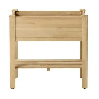 Dehner Holz-Balkonhochbeet Quebec, natur, ca. B86,5/H85/T46 cm