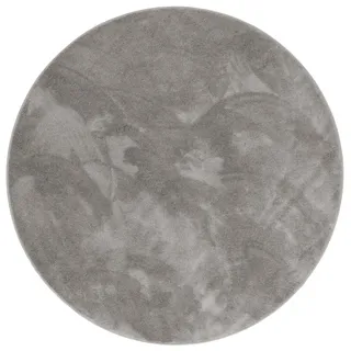 Pergamon Hochflorteppich 120 x 120 cm Grau