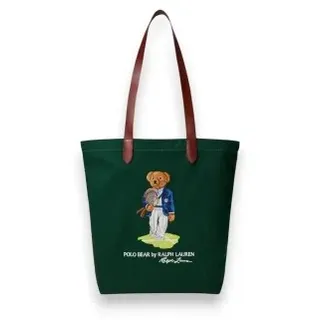 Polo Ralph Lauren für Herren. 405P13610001 US Open Twill Shopper-Tasche grün (OSFA), Lässig, Baumwolle