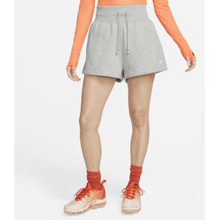 Nike Sportswear Phoenix Fleece Shorts mit lockerer Passform und hohem Taillenbund für Damen - Grau, XL (EU 48-50)