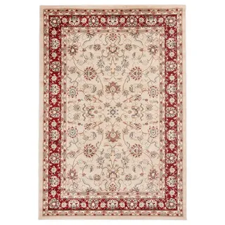 Mazovia Orientteppich Oriente Teppich - Traditioneller Teppich Orient Rot Beige, 180 x 250 cm, Geeignet für Fußbodenheizung, Pflegeleicht, Wohnzimmerteppich beige|rot 180 x 250 cm
