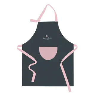 Grafik-Werkstatt Unisex Kochschürze |Schürze mit lustigem Spruch | Zuckerpuppe, blau, OneSize - Einheitsgröße