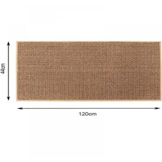 Waschbare Und Rutschfeste Küchenmatte Aus Gummi, Jute, Leinen, Rutschfest, Beige