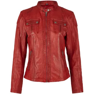 7ELEVEN Lederjacke SETany rot XS