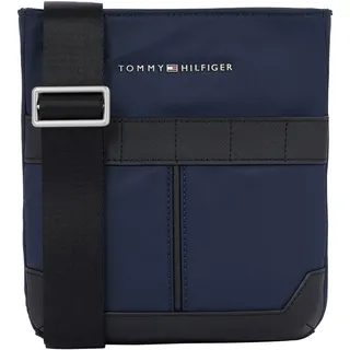 Tommy Hilfiger Herren Umhängetasche TH Elevated Nylon Mini Crossover Klein, Blau (Space Blue), Einheitsgröße - Einheitsgröße