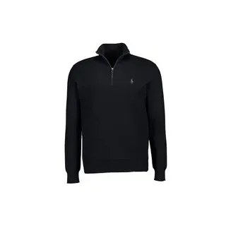 Polo Ralph Lauren Herren Troyer schwarz unifarben, schwarz, Frühjahr/Sommer 2026