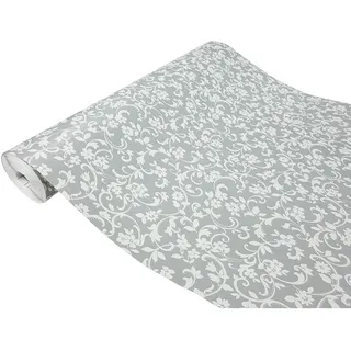 DecoMeister Klebefolie Möbel 45x100 cm | Möbelfolie selbstklebend im Deko-Stil - wasserfest und einfach anzubringen | Folie für Möbel ideal für Küche, Bad und kreative Raumgestaltung | Blumen/Blätter
