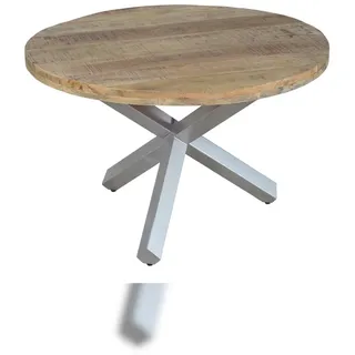 möbelliebling RUNIS Ø 140 cm naturbelassen/silber