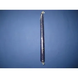 Weihnachtskerze - Spitzkerze - blau - mit Stern