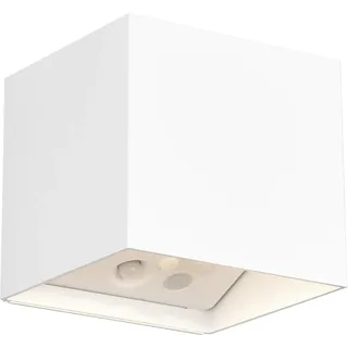 Trio Wandleuchte LED 10x10 cm Kunststoff inkl. Bewegungsmelder weiß
