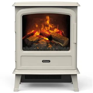 Dimplex - Evandale - Freistehender elektrischer Kamin_ Kieselweiß