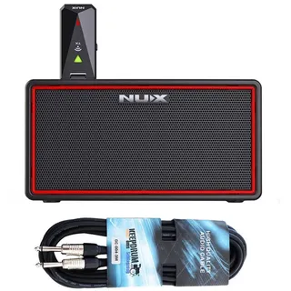 Nux Mighty Air Gitarren-Verstärker + keepdrum Klinkenkabel