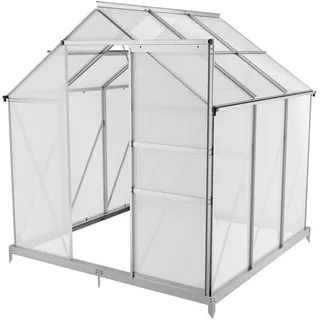 Aluminium Gewächshaus mit Fundament