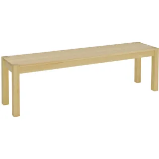 Homcom Sitzbank Holzbank Beige 150 x 33 x 45 cm