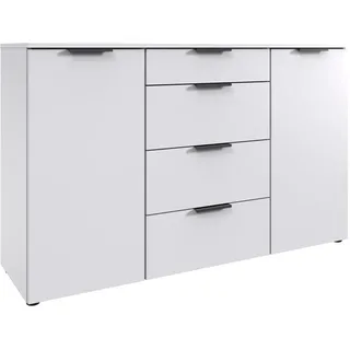 WIMEX Kombikommode 135 x 92 x 41 cm Weiß