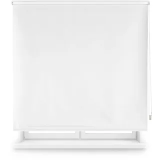 INTERBLIND | Verdunkelungsrollo, glatt, Premium, Größe 120 x 175 cm Breite x Höhe – Stoffmaß 117 x 170 cm – Rohthermisch – Licht, Kälte und Wärme