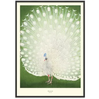 Poster&Frame Poster, Grün, Schwarz, Papier, Kunststoff, Holz, 70x100 cm, gerahmt, Bilder und Zubehör, Wandbilder, Gerahmte Bilder