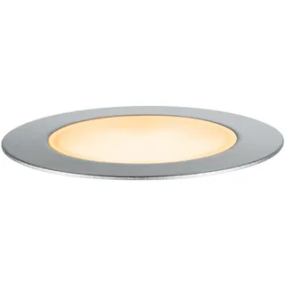 Paulmann Außenleuchte Edelstahl Ø 7 cm 2W IP67 dimmbar Silber