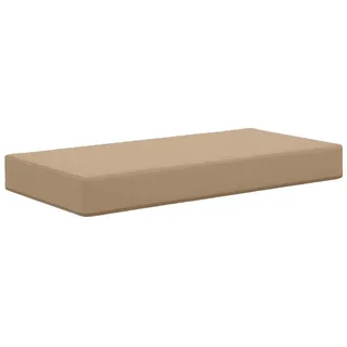 vidaXL Sitzkissen für Outdoor Taupe 80 x 40 x 8 cm 100 % Polyester