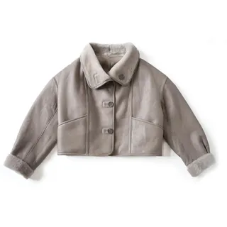 Just things we like Winterjacke CHO Reversible Shearling Jacket beige M